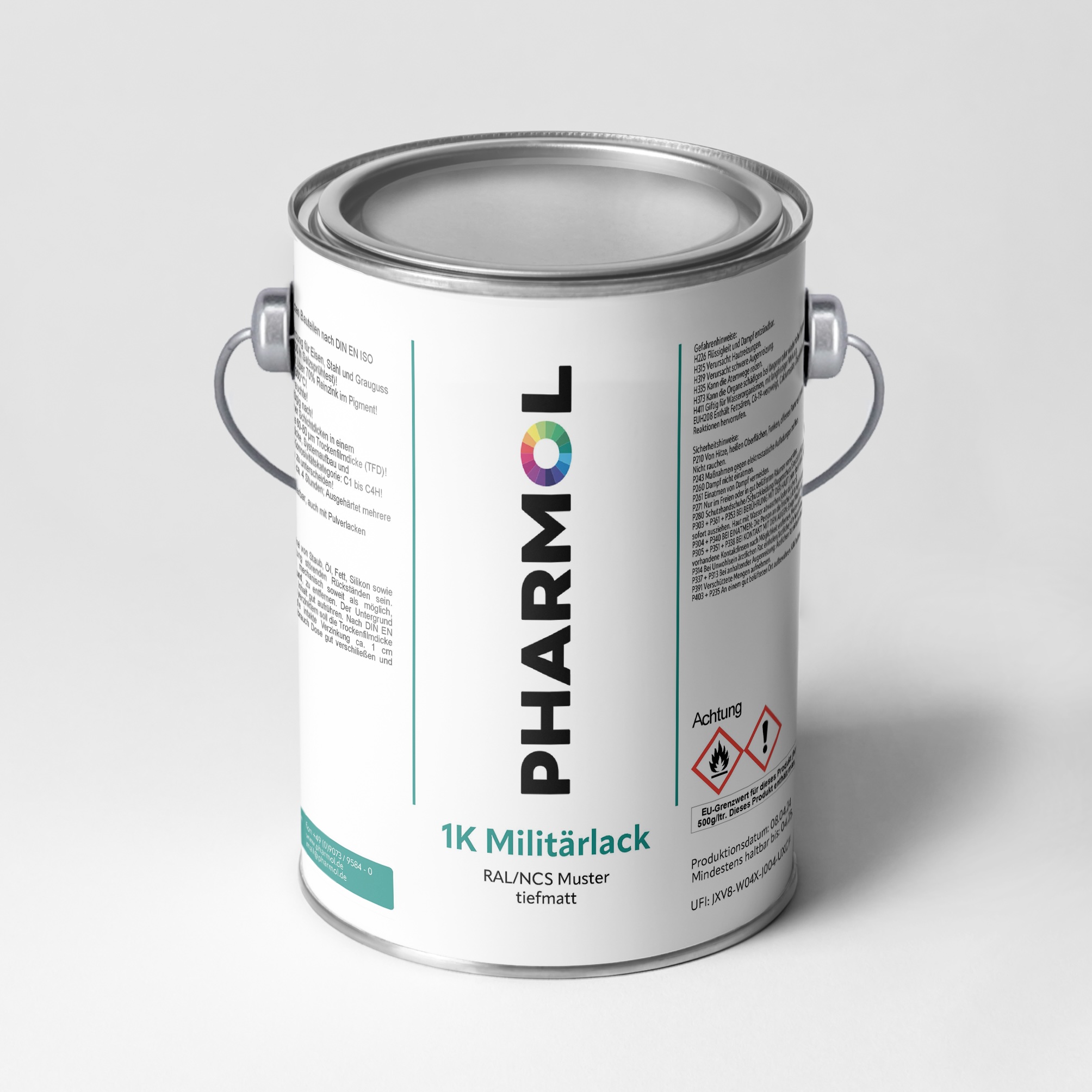 1K Militärlack (2,5 Liter / tiefmatt)