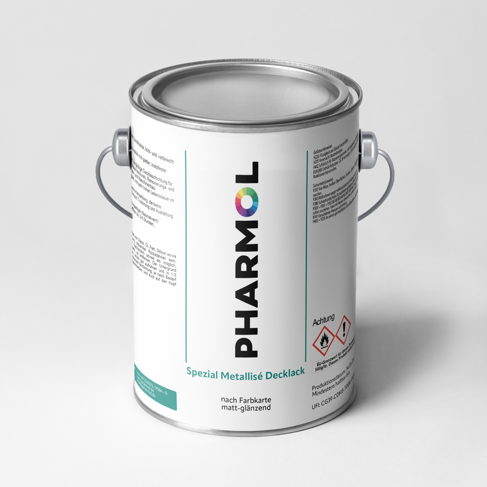Spezial Metallisé-Decklack (halbglänzend / 2,5 Liter)