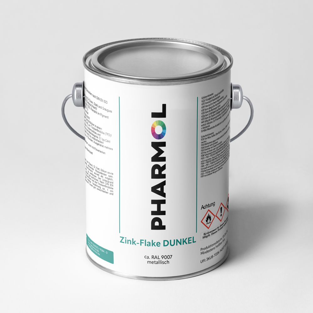Zink-Flake DUNKEL (halbmatt / 2,5 Liter)