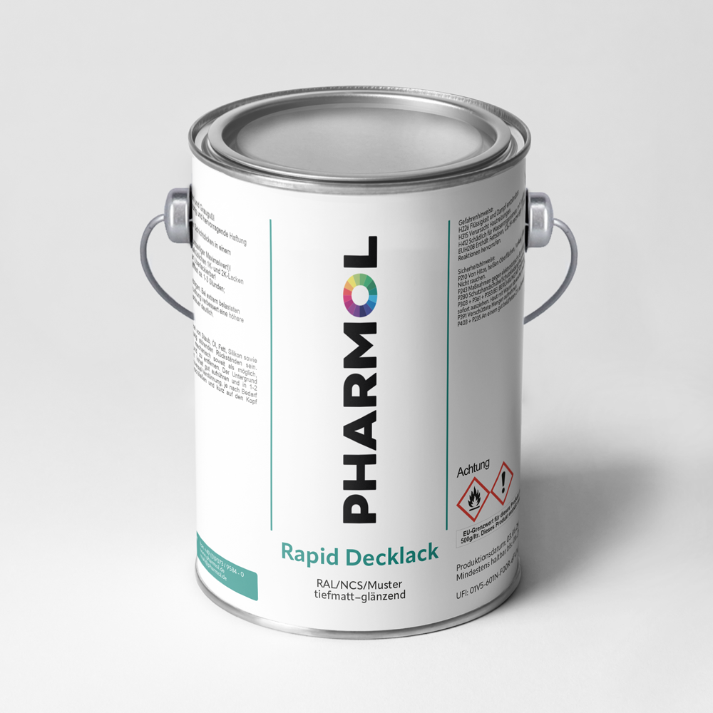 Rapid Decklack, RAL- oder Sonderfarbtöne (tiefmatt / 2,5 Liter)