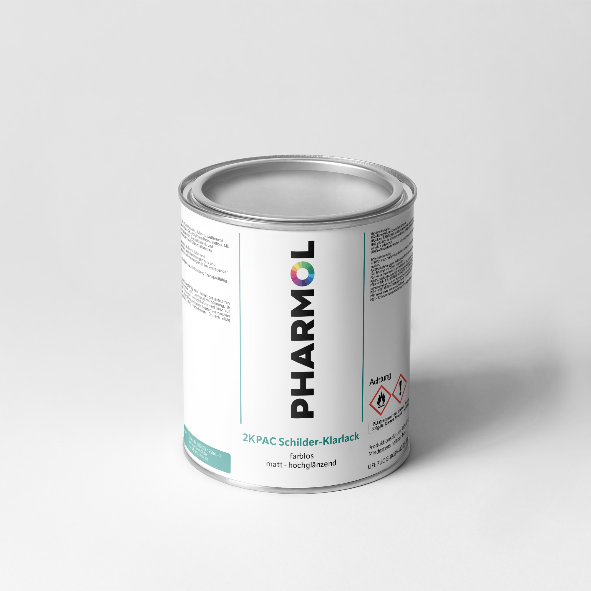 2K PAC Schilder-Klarlack (1 kg / tiefmatt)