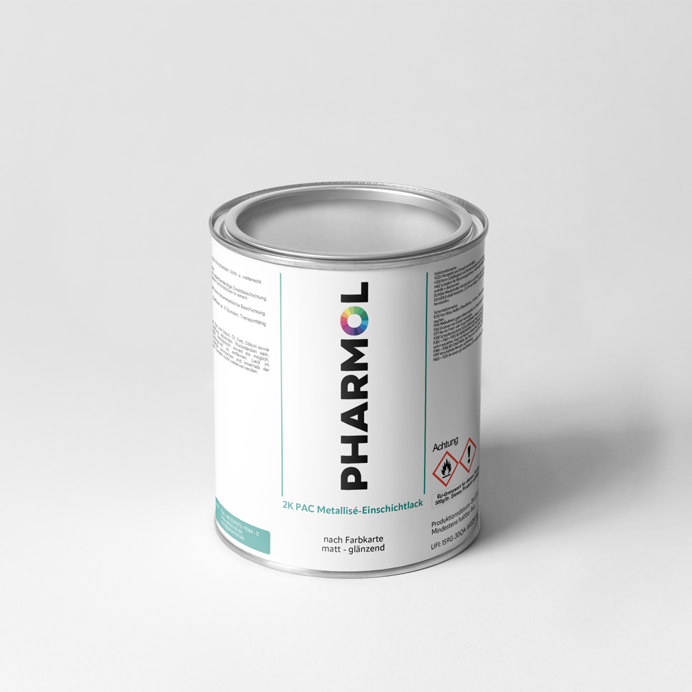 2K PAC Metallisé-Einschichtlack